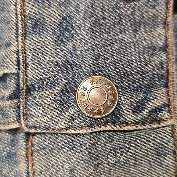 Express Blue Jean Jacket - Picture 4 of 13